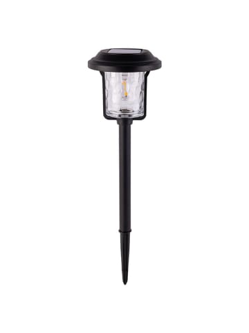 näve Solarna lampa ogrodowa LED "Simon" w kolorze czarnym - 14,6 x 54,7 cm
