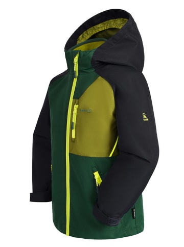 Kamik 3in1-Regenjacke "Silas" in Grün/ Schwarz