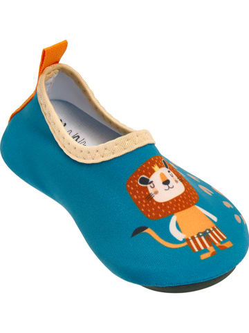 Playshoes Buty w kolorze niebieskim do chodzenia na boso