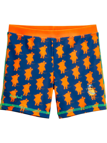 Playshoes Badehose in Blau/ Orange