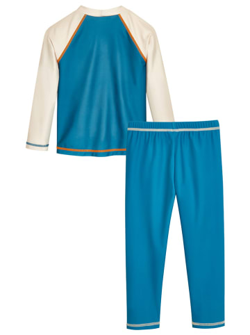 Playshoes 2tlg. Badeoutfit in Blau/ Creme