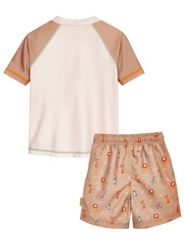 Playshoes 2-delige zwemoutfit lichtbruin/beige