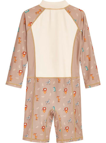 Playshoes Badeanzug in Hellbraun/ Beige