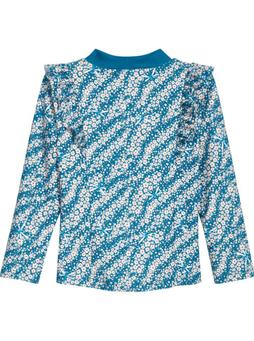 Playshoes Zwemshirt "Blümchen" blauw
