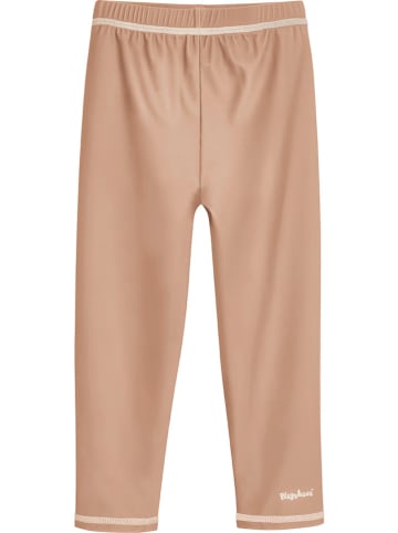 Playshoes Legginsy kąpielowe w kolorze beżowym