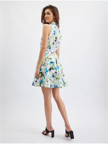 orsay Kleid in Weiß/ Blau/ Lila