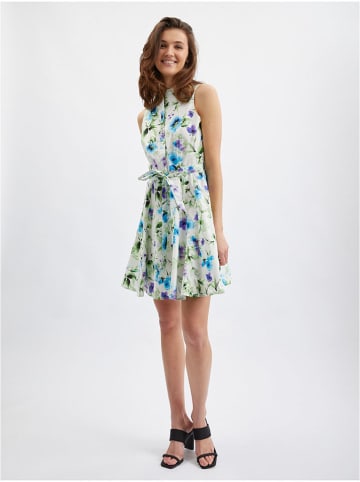 orsay Kleid in Weiß/ Blau/ Lila