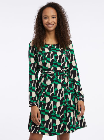 orsay Jurk zwart/groen/crème