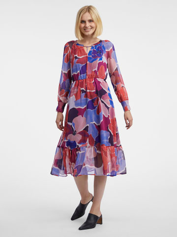 orsay Kleid in Rot/ Blau