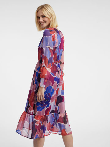 orsay Kleid in Rot/ Blau