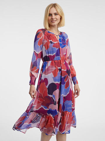 orsay Kleid in Rot/ Blau