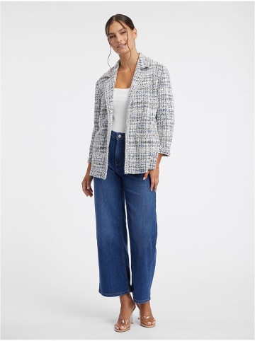 orsay Blazer in Weiß/ Blau