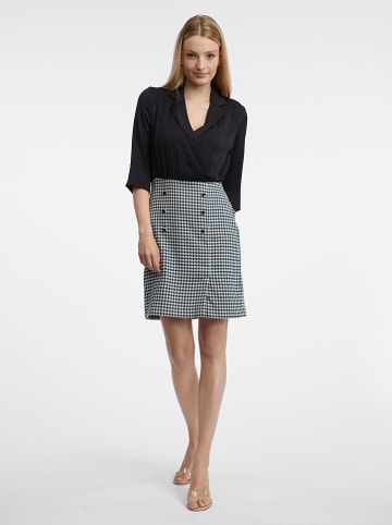 orsay Kleid in Schwarz/ Weiß