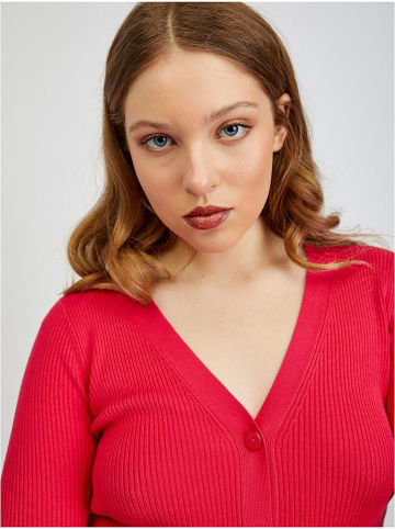 orsay Cardigan in Fuchsia