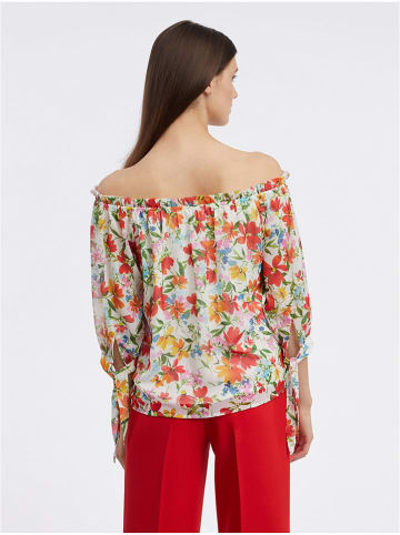 orsay Bluse in Creme/ Orange