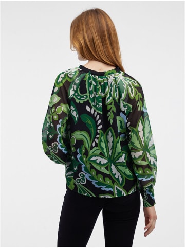 orsay Bluse in Grün/ Schwarz