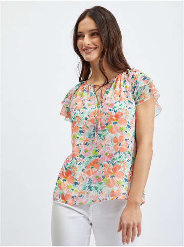 orsay Bluse in Hellblau/ Apricot