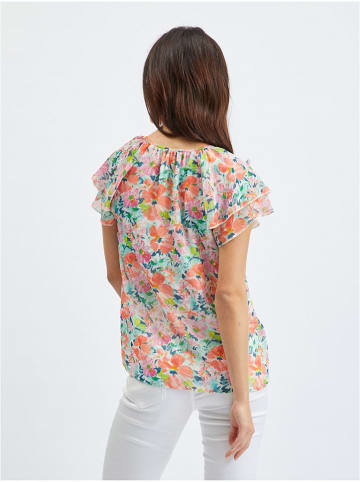 orsay Bluse in Hellblau/ Apricot