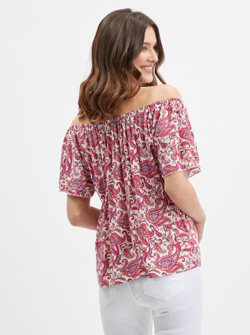 orsay Blouse fuchsia/wit