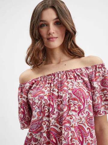 orsay Blouse fuchsia/wit