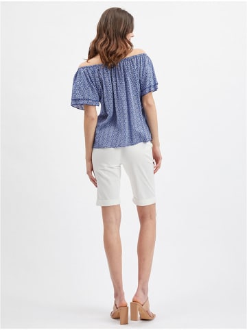 orsay Bluse in Blau/ Weiß