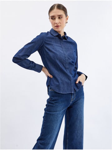 orsay Spijkerblouse donkerblauw