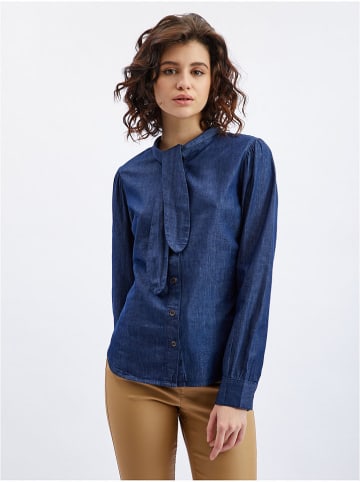orsay Jeansbluse in Dunkelblau