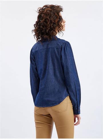 orsay Jeansbluse in Dunkelblau