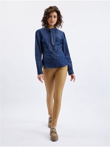 orsay Jeansbluse in Dunkelblau