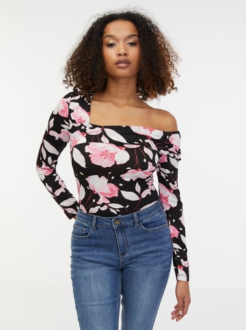 orsay Longsleeve in Schwarz/ Rosa