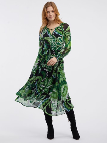 orsay Kleid in Grün/ Schwarz