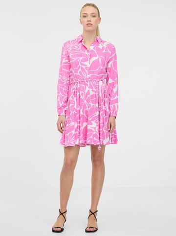 orsay Kleid in Pink/ Weiß
