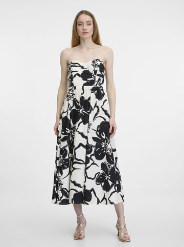 orsay Kleid in Weiß/ Schwarz