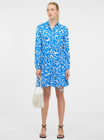 orsay Kleid in Blau/ Weiß