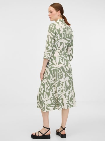 orsay Kleid in Grün/ Creme
