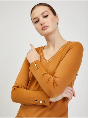 orsay Koszulka w kolorze karmelowym