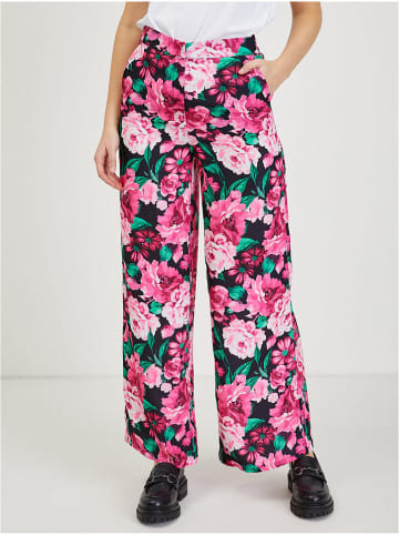 orsay Marlenehose in Pink/ Schwarz