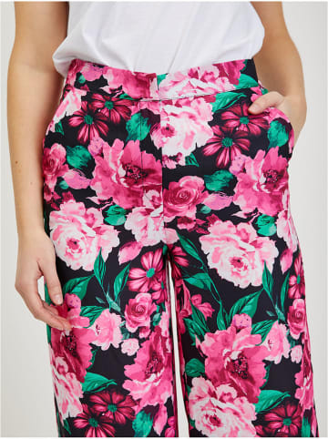 orsay Marlenehose in Pink/ Schwarz