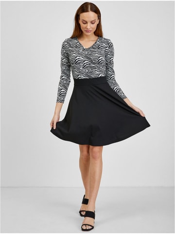orsay Sukienka w kolorze czarno-białym