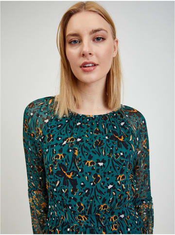 orsay Kleid in Petrol/ Schwarz