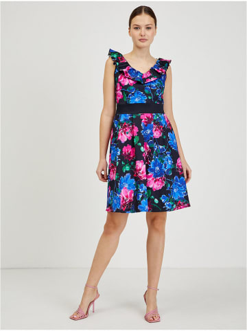 orsay Kleid in Schwarz/ Blau/ Pink
