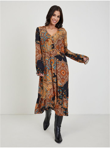 orsay Kleid in Camel/ Schwarz
