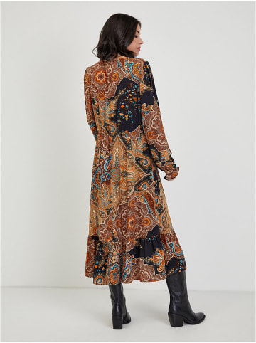 orsay Kleid in Camel/ Schwarz