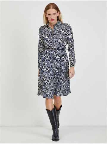 orsay Kleid in Weiß/ Schwarz/ Blau