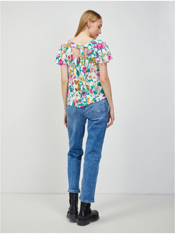 orsay Bluse in Weiß/ Bunt