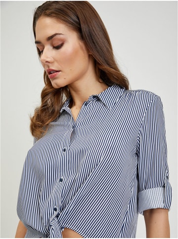 orsay Blouse donkerblauw/wit