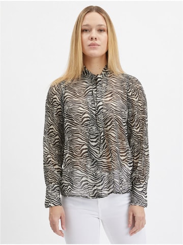 orsay Bluse in Schwarz/ Weiß