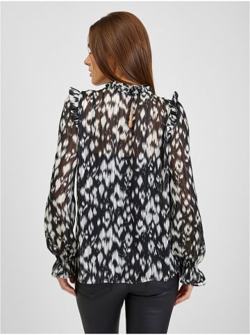 orsay Bluse in Schwarz/ Weiß