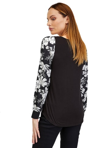 orsay Bluse in Schwarz/ Weiß