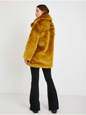 orsay Teddymantel in Ocker